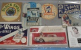 Lot 8 Assorted Advertising Paper Signs and Brochures