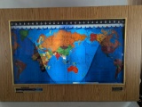 Geochron World Clock with Daylight and Time Zone Display