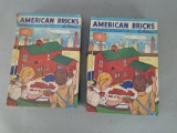 American Bricks by Halsam Building Sets with Boxes