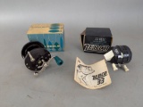 Zebco 33 202 Spin Cast Reel and Penn Sea Boy 85 Fishing Reel with Boxes