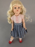 16 Inch Ideal Toni Doll P91 with Blonde Hair and Original Outfit