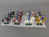 Heyde French Napoleonic Hussars 1815 Painted Lead Toy Soldiers