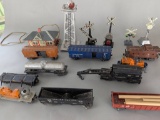Lionel Train Cars and Accessories Collection with Track Signals