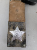 Cook County Illinois Department of Highways Badge with Case