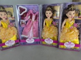Disney Princess And Me Belle Dolls with Holiday Gown And Cape