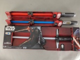 3 Star Wars Lightsabers Featuring Kylo Ren & Rey & Darth Vader