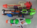 Three Super Soaker Water Guns Including Monster XL