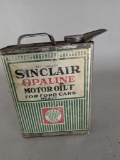 Sinclair Opaline Motor Oil One Gallon Tin with Spout