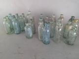 26 Wisconsin Antique Glass Bottles with Various Brands