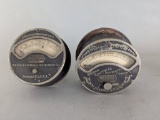 Two Weston Electrical Instrument Co Eclipsed Voltmeters
