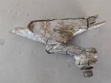 Metal Eagle Bird Hood Ornament with Threaded Base