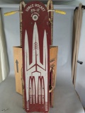 Space Rocket XS 17 Vintage Sled with Grip Control and Red Finish