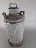 Columbian Steel Tank Co Screw Top Lube Oil Can with Handles