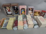 Collectible Dolls in Original Boxes Including Storybook and Holiday Themes