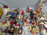 Lot of Multicultural Dolls Including Figures and Accessories