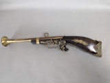 Vintage Brass Wall Mounted Ornamental Blunderbuss Musket Replica
