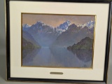 Watercolor Painting of Lake Como by H Anthony Dyer