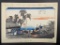 Fujikawa Scene at the BorderÂ by Utagawa Hiroshige Japanese Woodblock Print