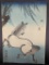 Reproduction Japanese Woodblock Print Horse and Willow by Utagawa Kunisada