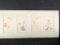 Set of 4 Yang Chi Chuang Insect Prints in Color