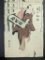 Japanese Woodblock Print by Utagawa Toyokuni I of Lazy Taro 19th Century