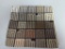 Fukuro Obi with Woven Geometric Pattern in Gold and Earth Tones