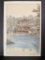 Japanese Woodblock Print Golden Pavilion by Hiroshi Yoshida