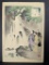 Viewing a Waterfall: Women of the Jokyo Era by Toshikata Mizuno Japanese Woodblock Print