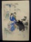 Gathering Mushrooms: Women of the Shotoku Era by Toshikata Mizuno â€“ Japanese Woodblock Print