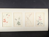 Set of 4 Yang Chi Chuang Insect Prints in Color