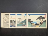 10 Hiroshige Reisho Tokaido Japanese Woodblock Print Reproductions