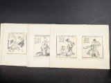 29 Original 19th Century Japanese Woodblock Prints by Hokusai