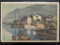 Japanese Woodblock Print Harbor of Tomonoura by Hiroshi Yoshida