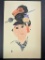 Japanese Woodblock Print Maiko by Asaka Manjiro Ca 1948