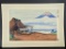 Japanese Woodblock Print by Oda Hironobu Depicting Mount Fuji