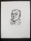 Self-Portrait Woodcut Print by Max Beckmann