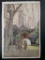Japanese Woodblock Print by Hiroshi Yoshida Depicting Cherry Tree in Kawagoe