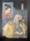 Japanese Woodblock Print by Toyokuni III Depicting Two Figures 19th Century