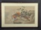 Signed Japanese Watercolor Depicting Mandarin Ducks on a Riverbank