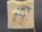 Japanese Fukusa Depicting Cranes, Trees and Gift Motifs
