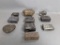 10 Japanese Metal Assorted Trinket Boxes with Various Designs