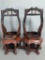 Black and Red Lacquer Wooden Carriers with Tongzi Era Inscriptions