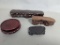 Four Hand Carved Wooden Display Stands in Various Forms