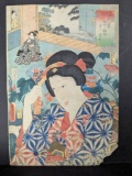 Japanese Woodblock Print by Toyokuni III from the 19th Century