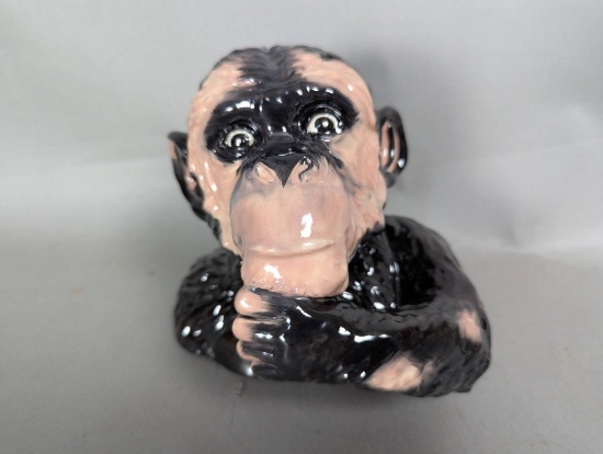 Kevin Francis Street Art Ceramic Modeled from Banksy the Thinker
