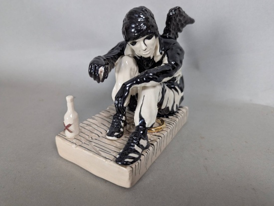 Kevin Francis Street Art Collection The Fallen Angel Bansky Statue