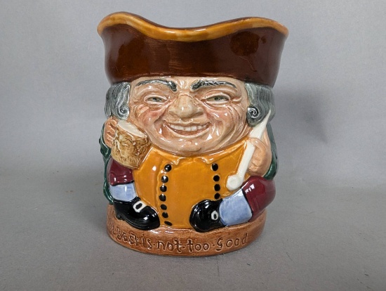Royal Doulton Toby Jug The Best is Not Too Good D6107