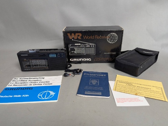 Grundig Cosmopolit World Receiver with Original Box and Accessories