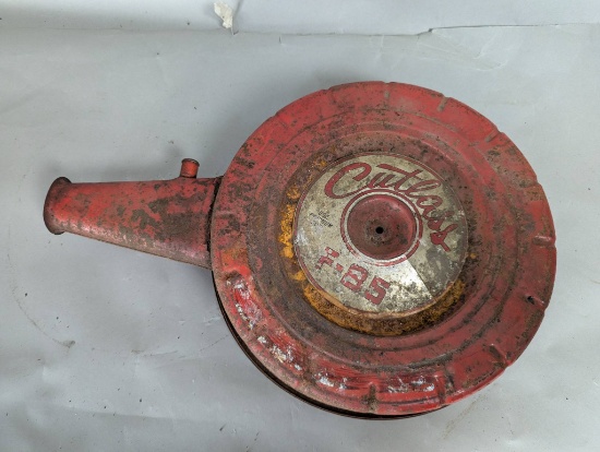 Red Oldsmobile Cutlass F85 Air Cleaner Assembly