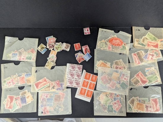 Pre WW2 Japanese Stamps from Department Store Matsuya